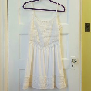 Olive and oak white dress